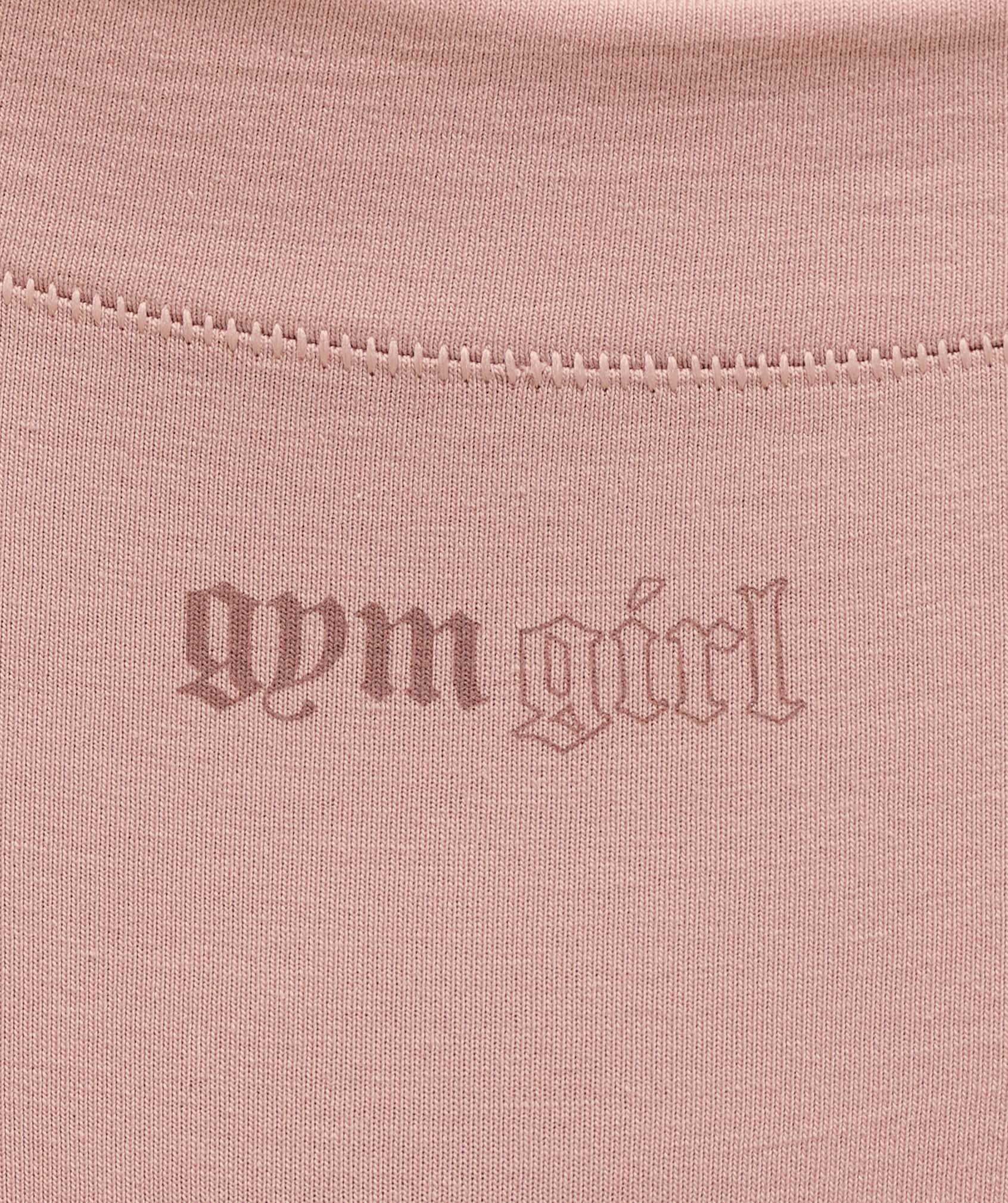 Cotton Graphic Thong - Muted Pink