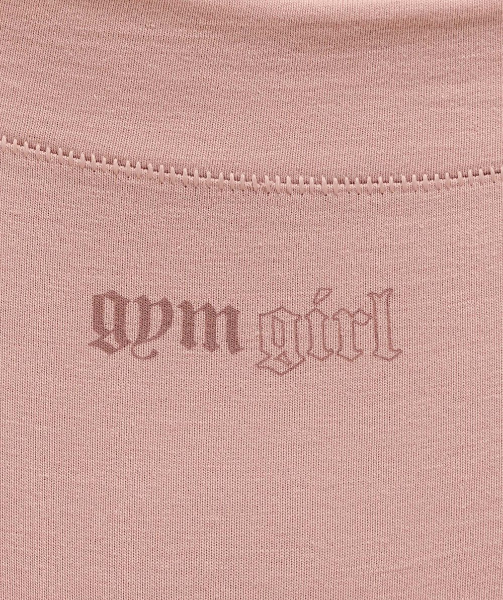 Cotton Graphic Thong - Muted Pink