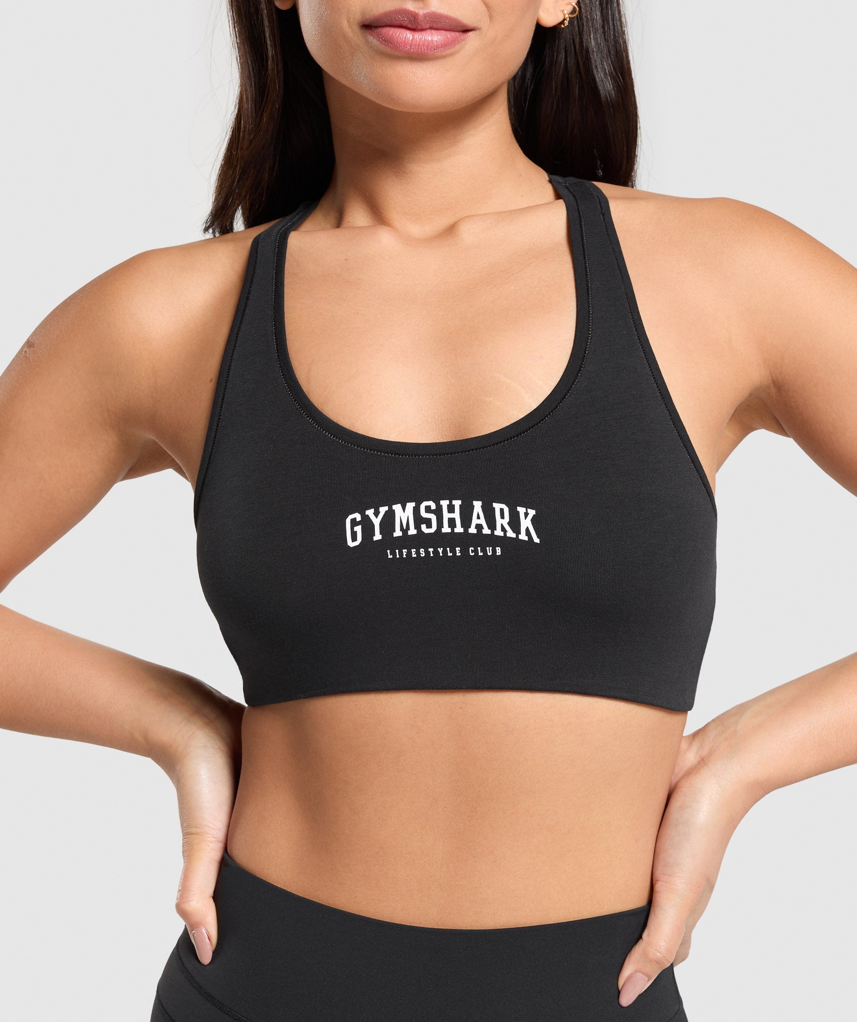 Lifestyle Club Cotton Bralette - Black