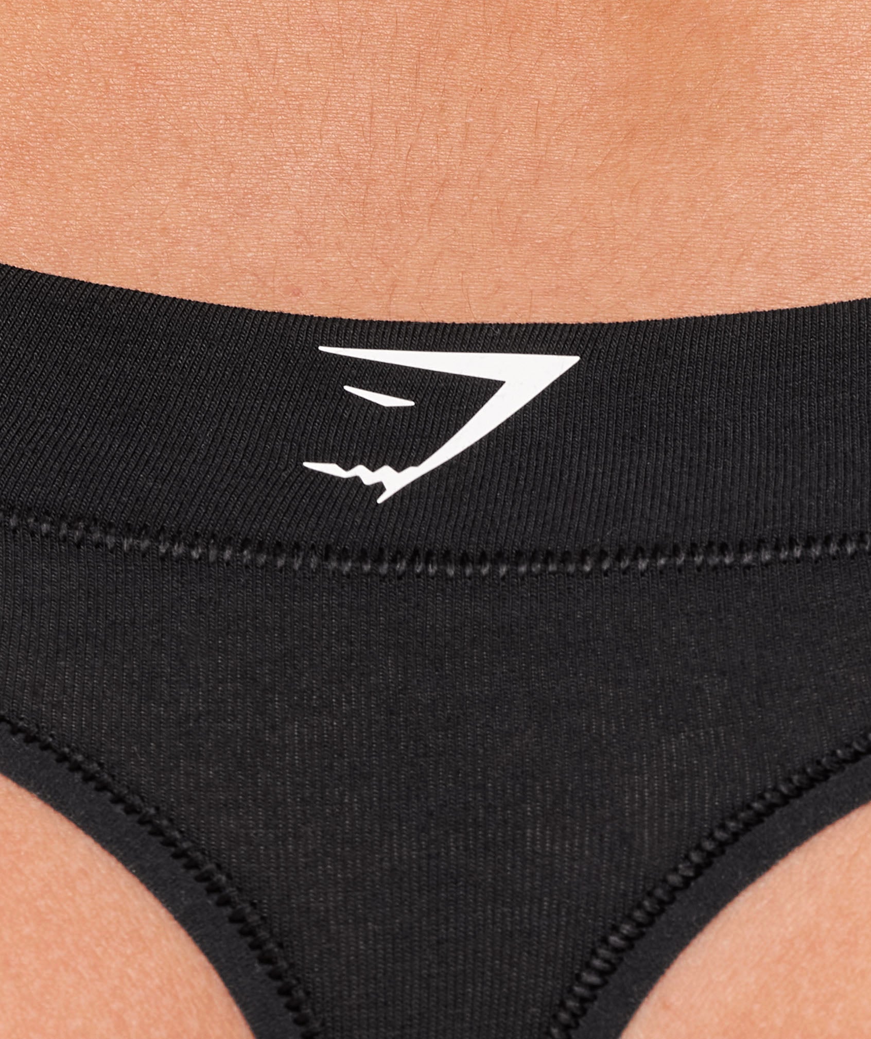 Lifestyle Club Cotton Thong - Black