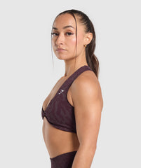 Adapt Safari Seamless Bralette - Depth Purple/Greyed Purple