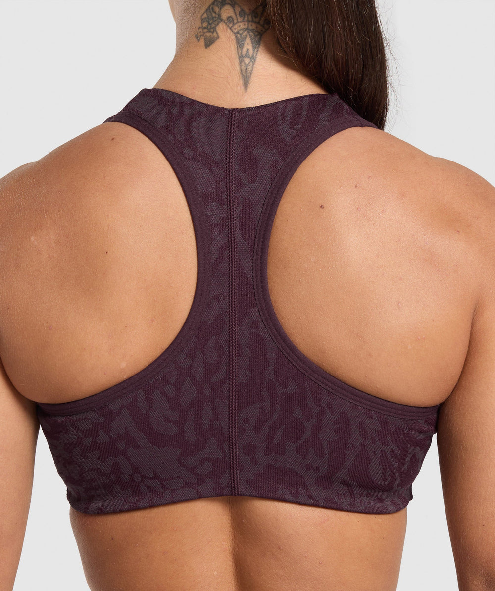 Adapt Safari Seamless Bralette - Depth Purple/Greyed Purple