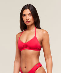Minimal Bikini Top - Carmine Red