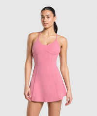 Strappy 2-in-1 Dress - Sunset Pink
