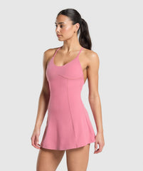 Strappy 2-in-1 Dress - Sunset Pink