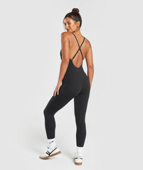 Strappy All In One - Black