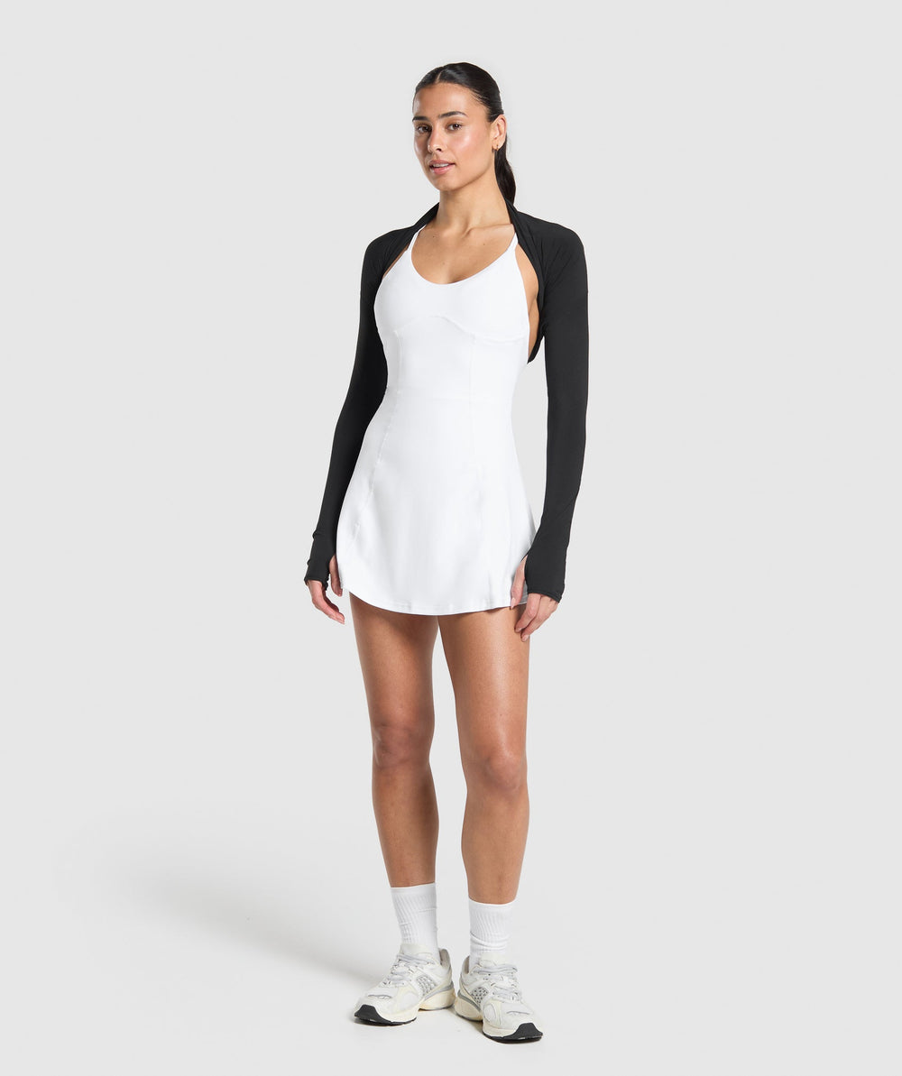 Strappy 2-in-1 Dress - White