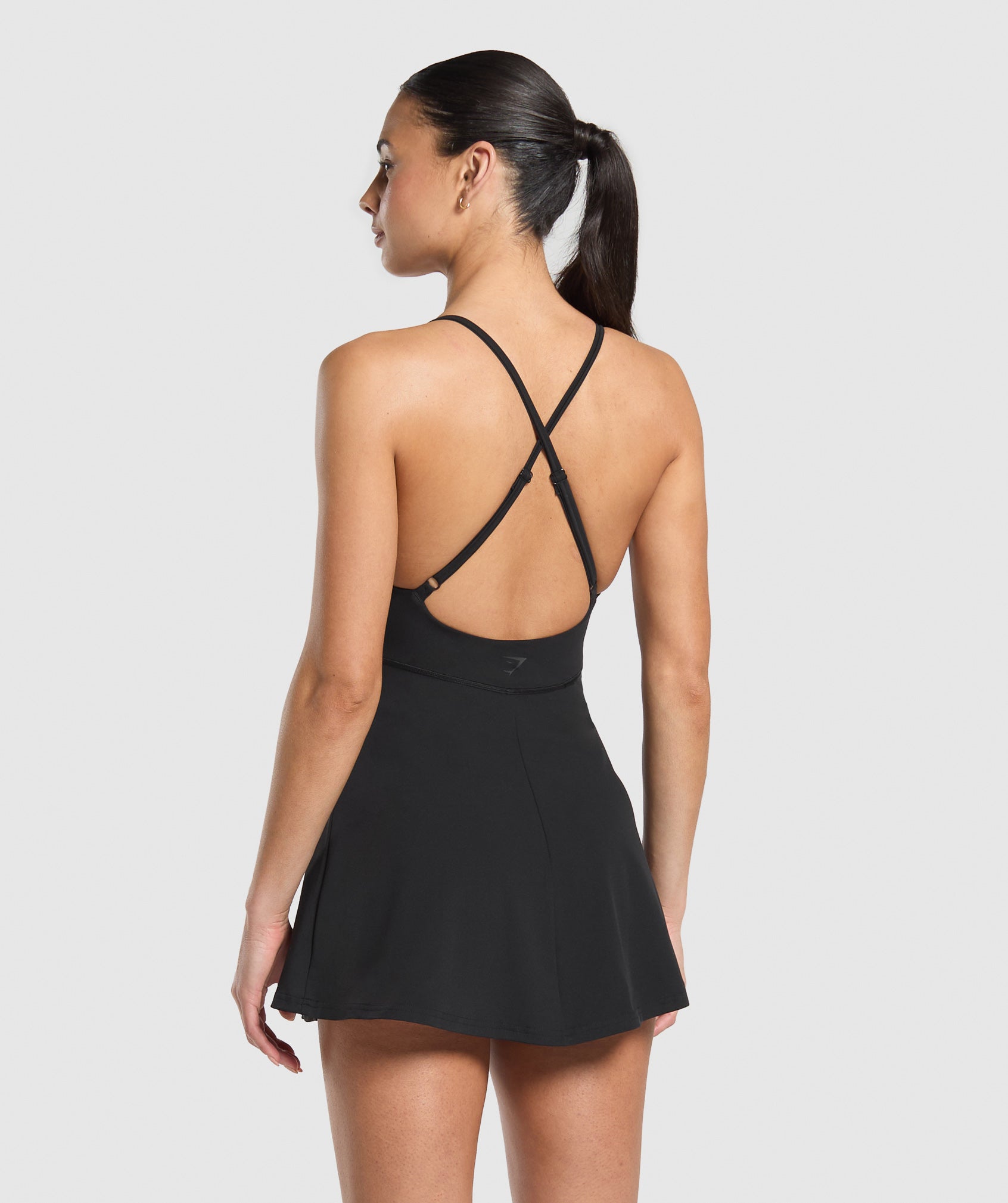 Strappy 2-in-1 Dress - Black