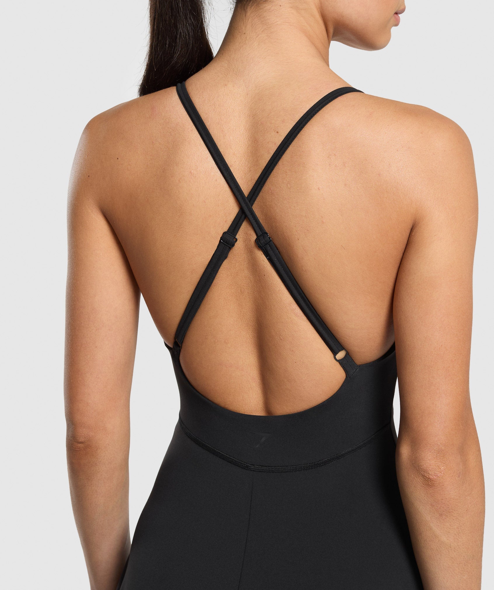 Strappy 2-in-1 Dress - Black