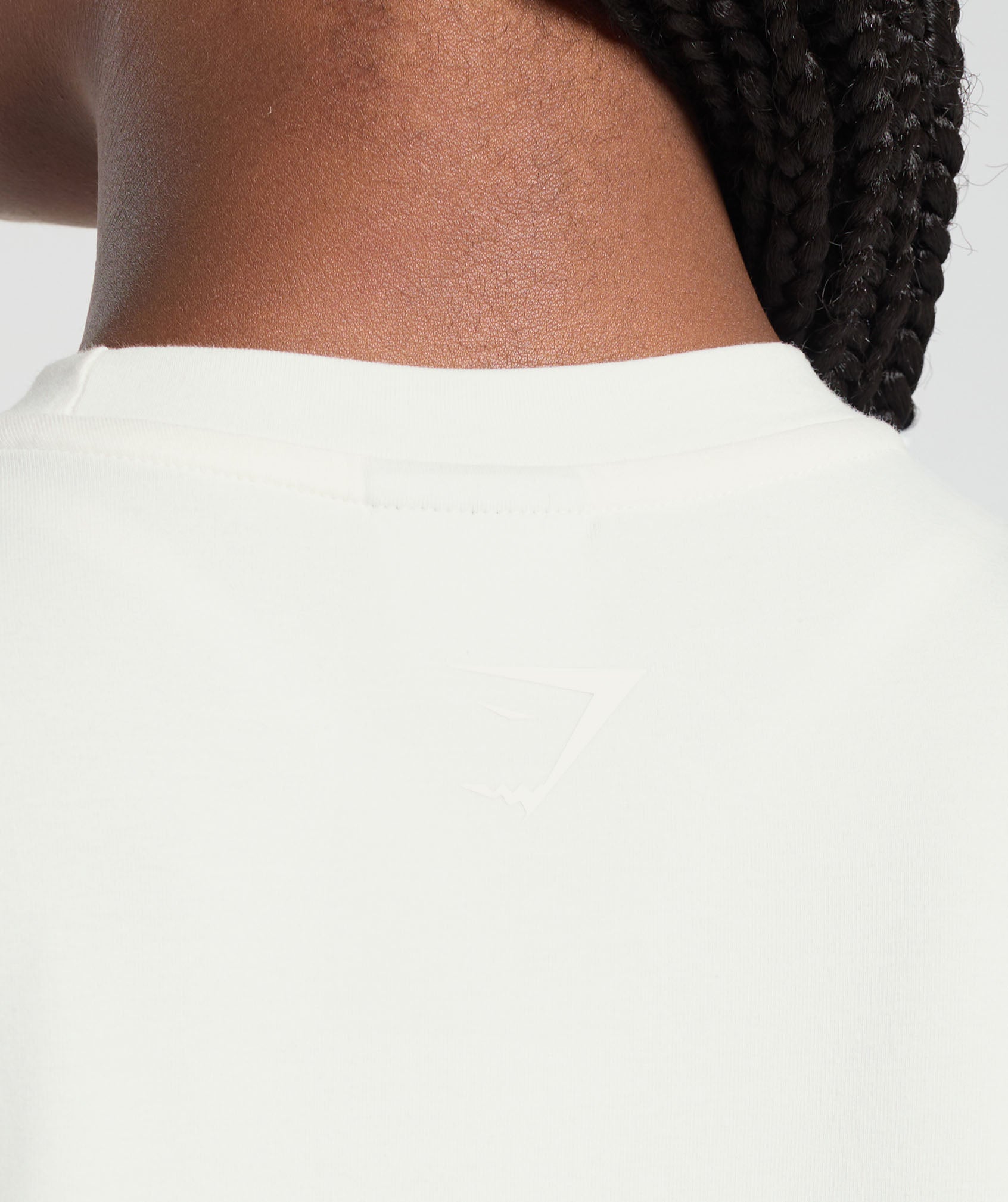 Oversized T-Shirt Dress - Soft White