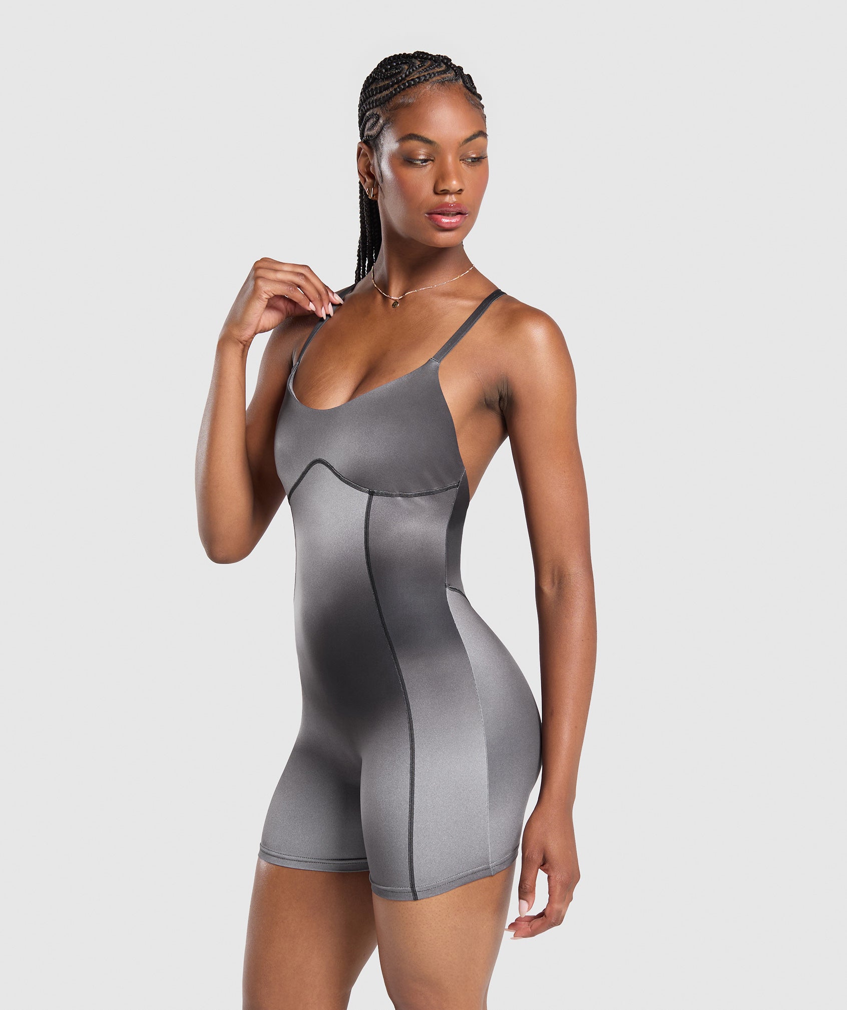 Strappy All in One - Metal Grey