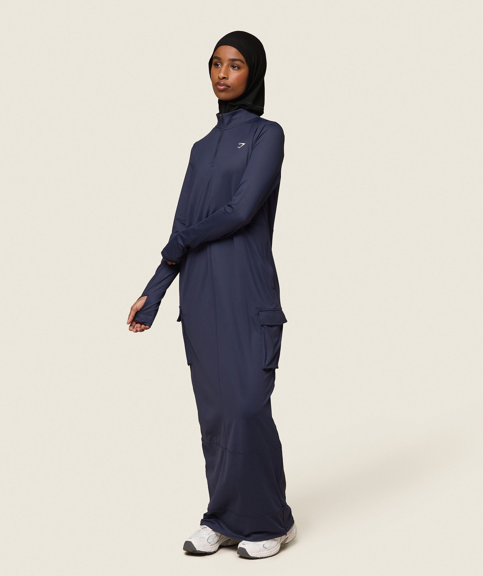 GS x Leana Deeb Abaya - Midnight Blue