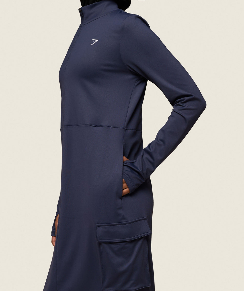 GS x Leana Deeb Abaya - Midnight Blue