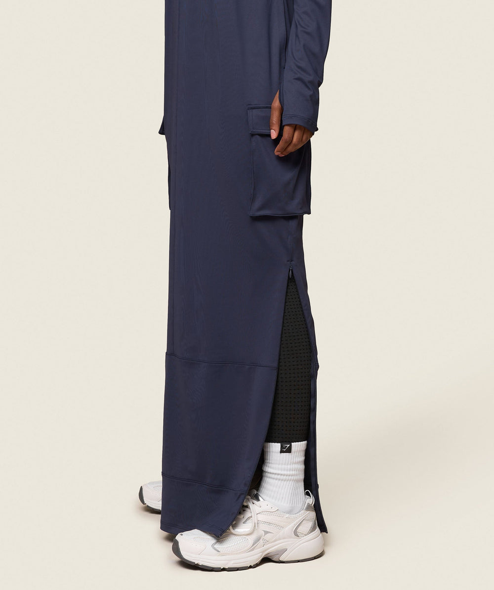 GS x Leana Deeb Abaya - Midnight Blue
