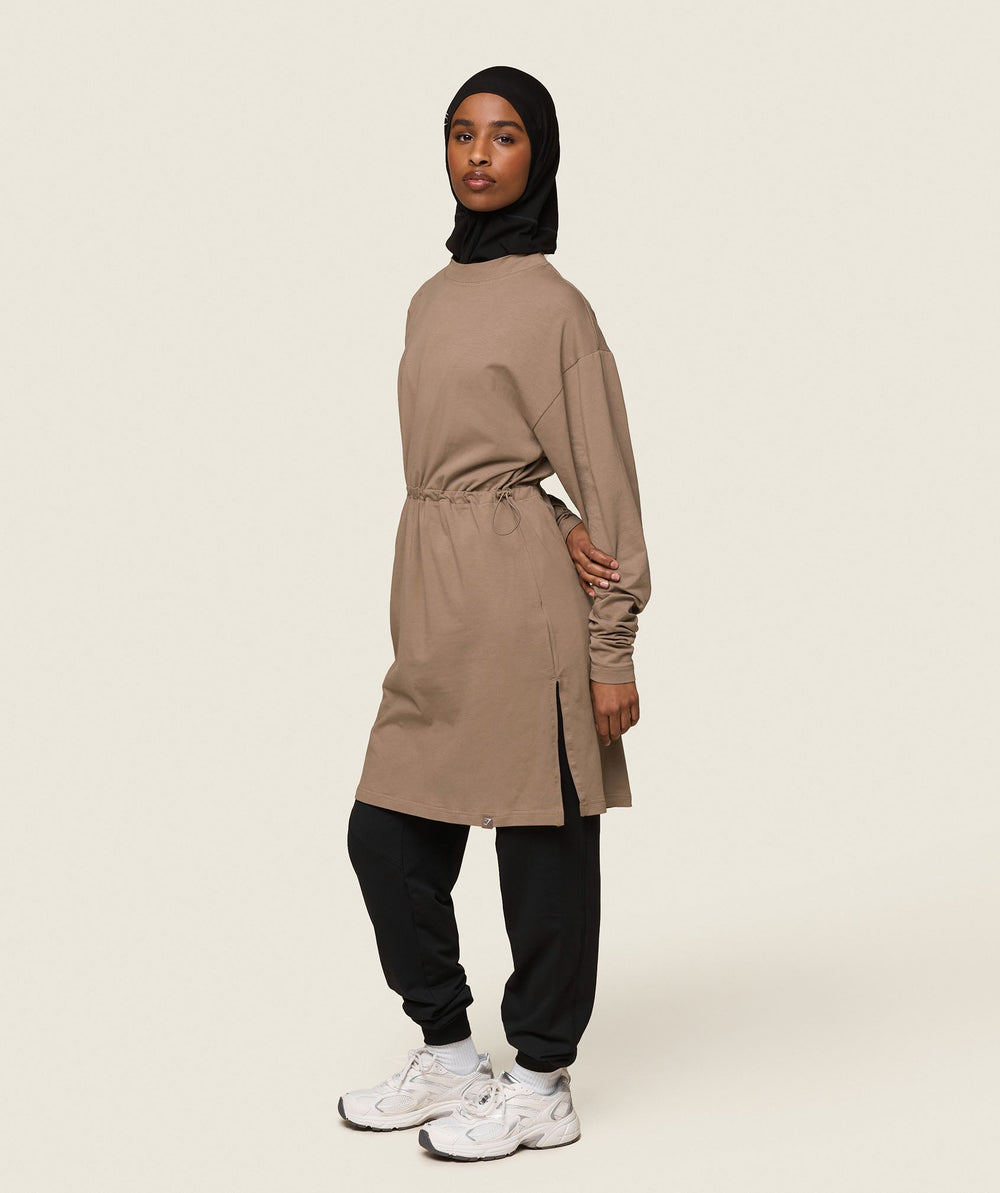 GS x Leana Deeb Tunic - Soul Brown