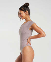 Elevate Bodysuit - Washed Mauve