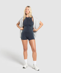 Caged Seamless All In One - Blue