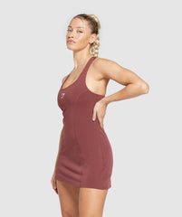 Sport Dress - Burgundy Brown