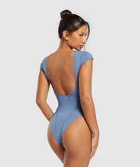 Elevate Bodysuit - Faded Blue