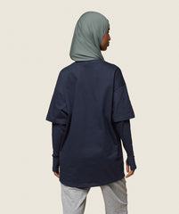 GS x Leana Deeb Oversized T-shirt - Midnight Blue