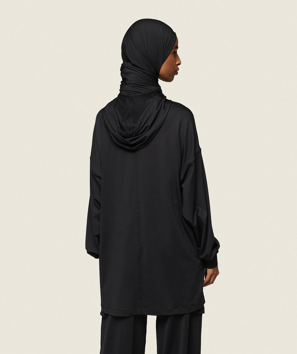 GS x Leana Deeb Oversized Hoodie - Black