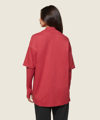 GS x Leana Deeb Oversized T-shirt - Vivid Red