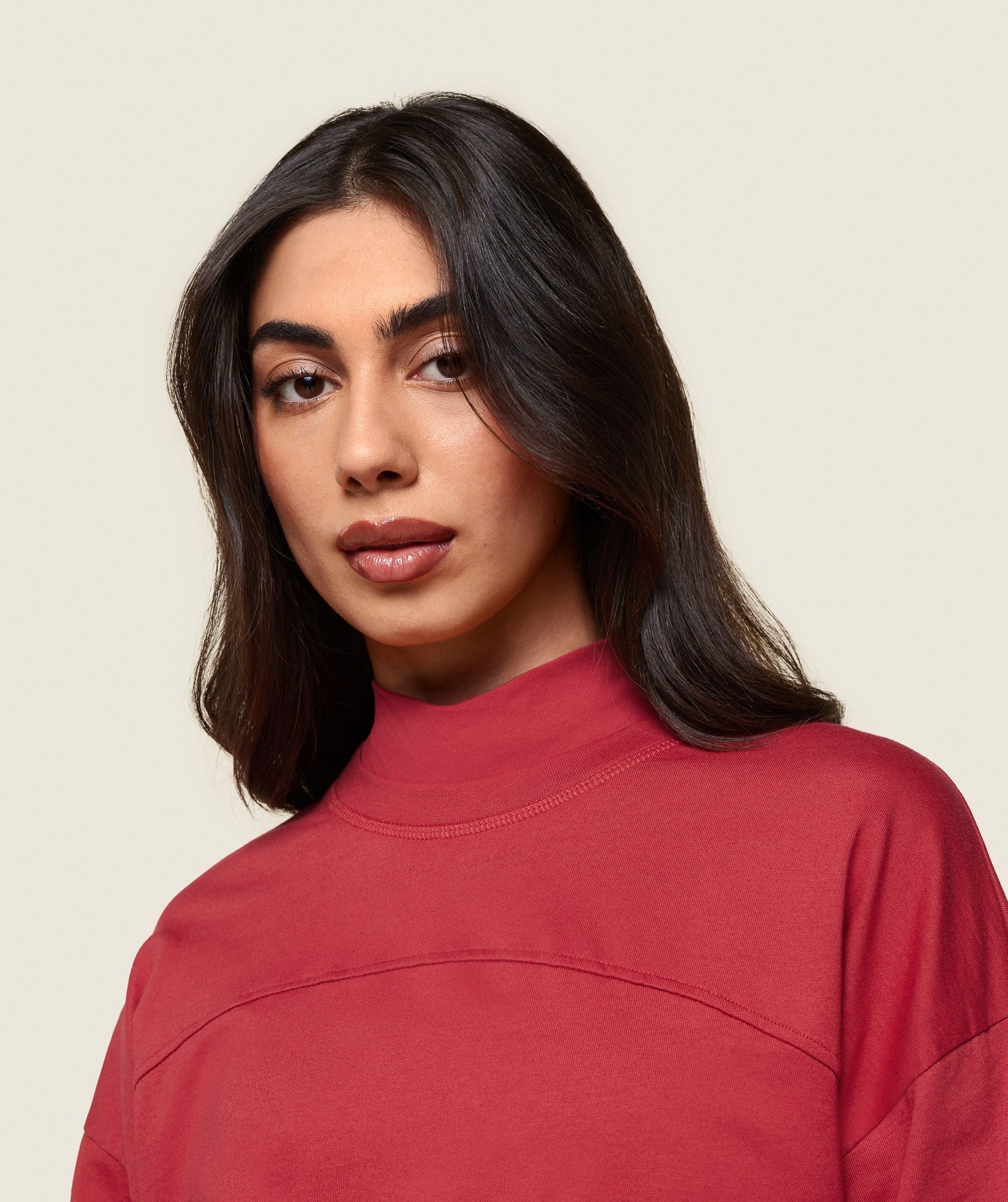 GS x Leana Deeb Oversized T-shirt - Vivid Red