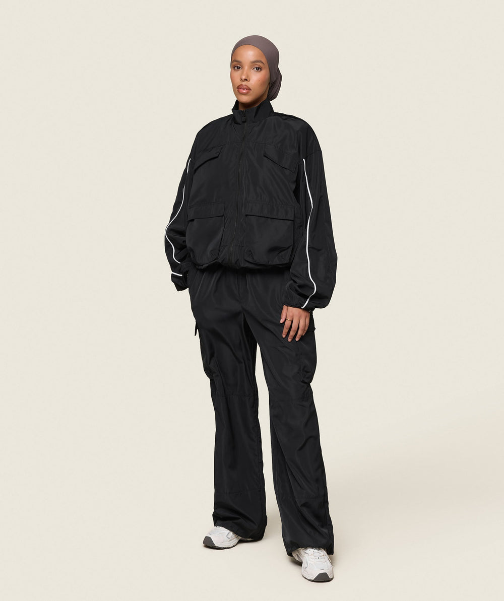 GS x Leana Deeb Woven Jacket - Black