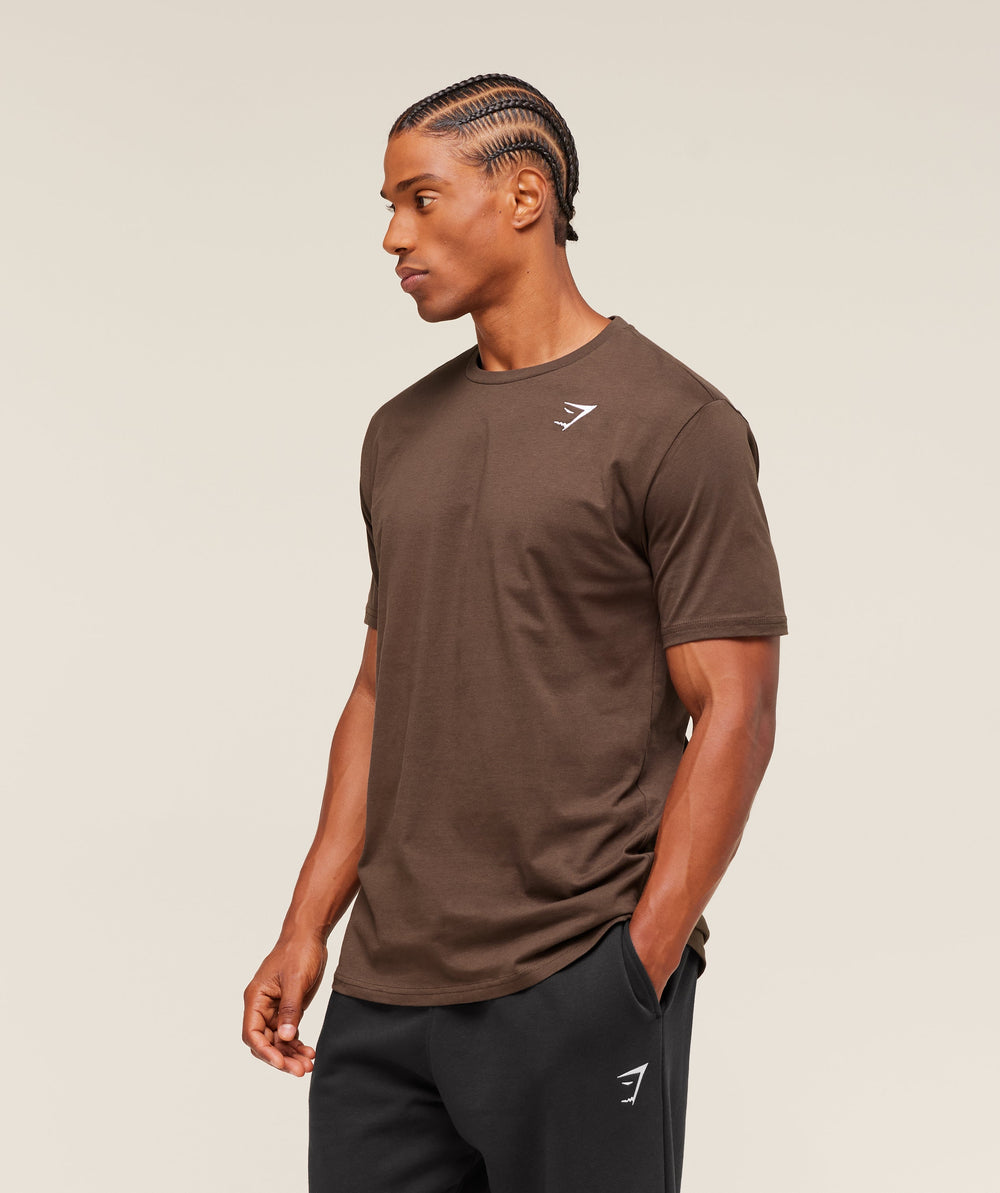 Crest T-Shirt - Archive Brown