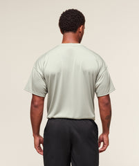 Oversized Performance T-Shirt - Stone Grey