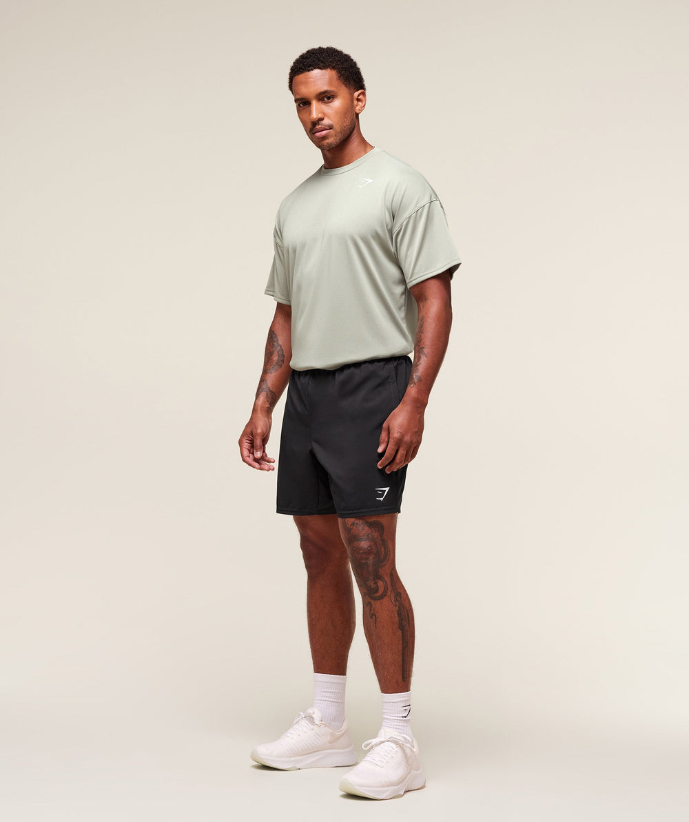 Oversized Performance T-Shirt - Stone Grey