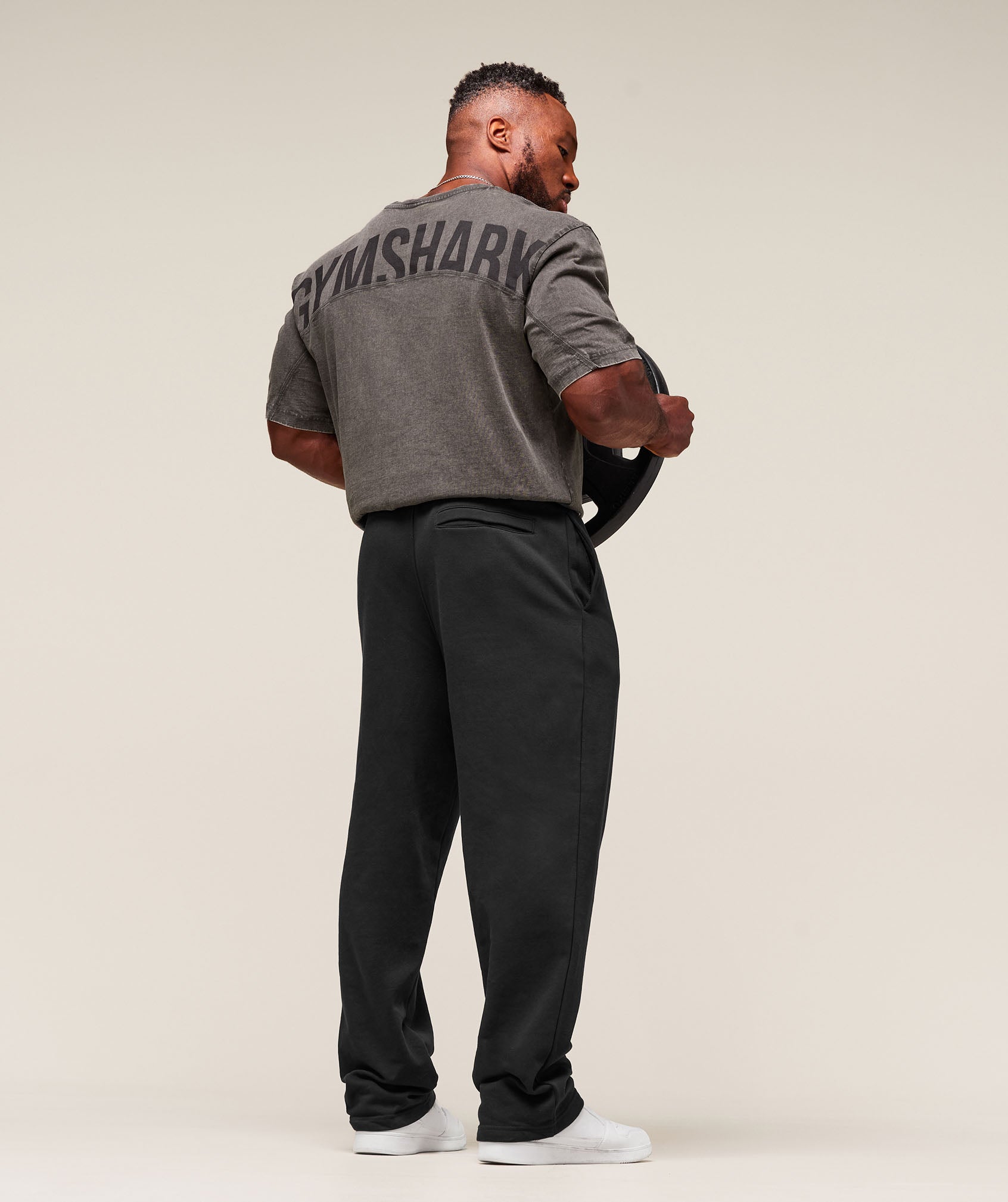 Power Washed T-Shirt - Onyx Grey/Acid Wash Small Ball