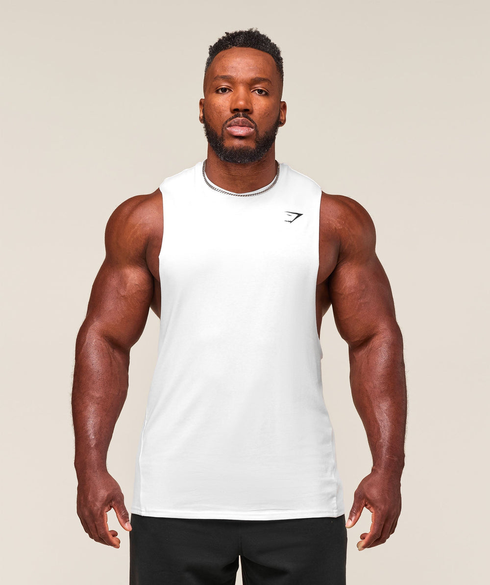 Critical Drop Arm Tank - White