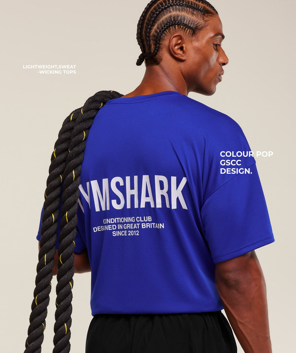 Conditioning Club Oversized T-Shirt - Athletic Blue