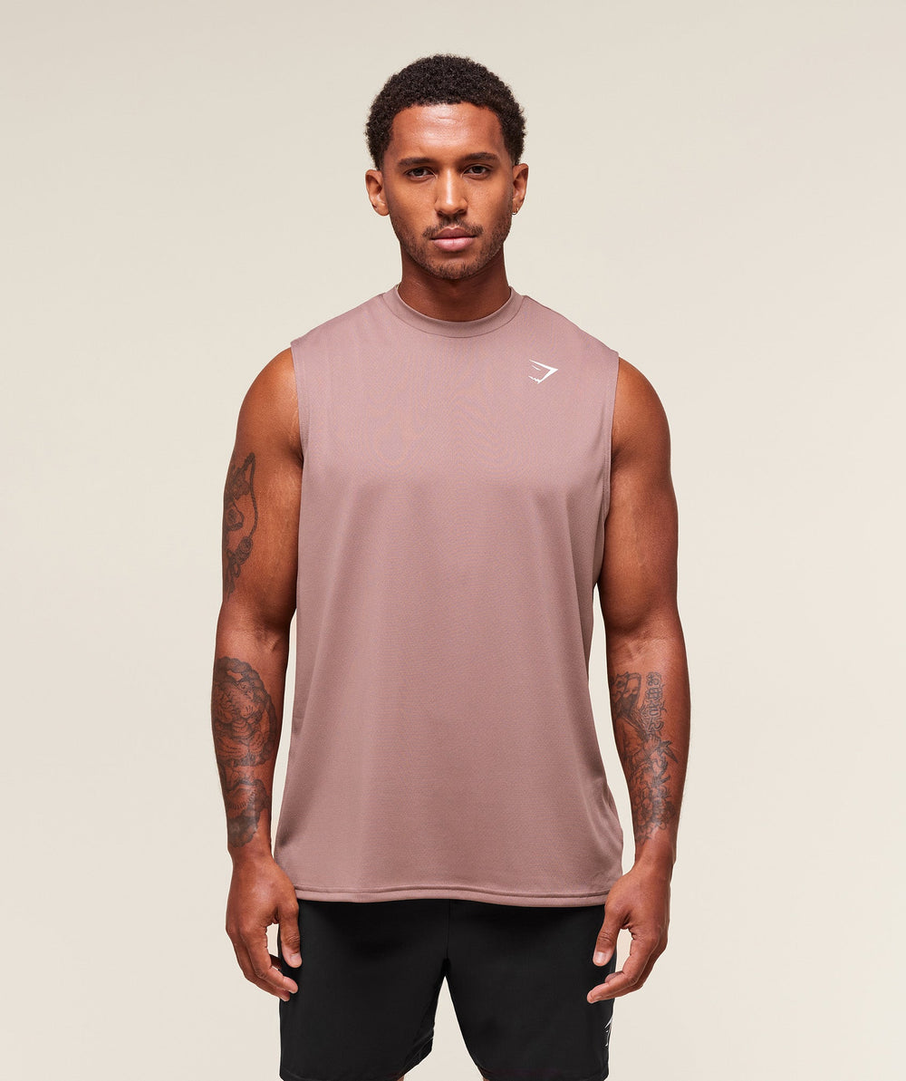 Arrival Oversized Tank - Chestnut Pink