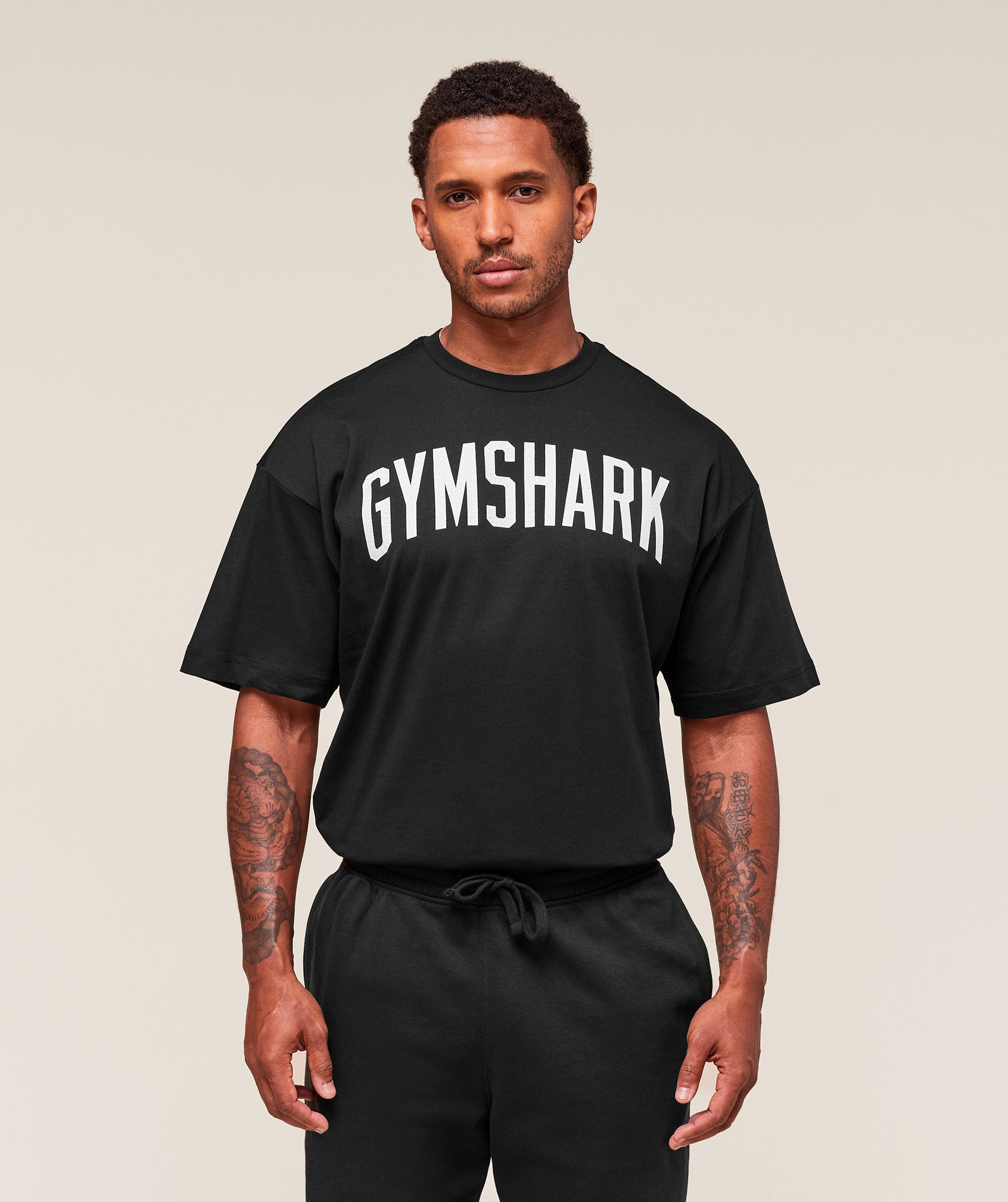 Worn Graphic T-Shirt - Black