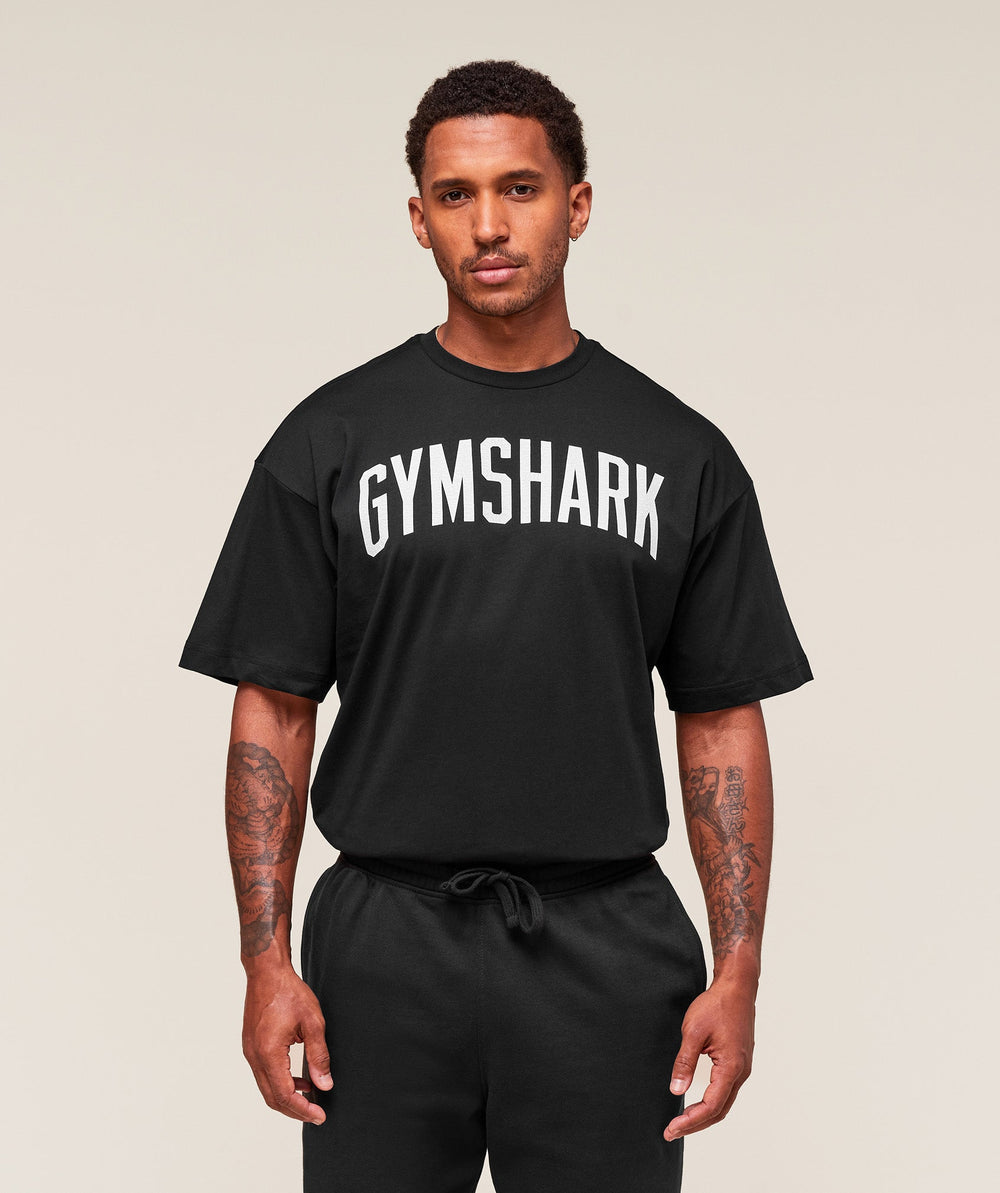 Worn Graphic T-Shirt - Black