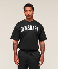 Worn Graphic T-Shirt - Black