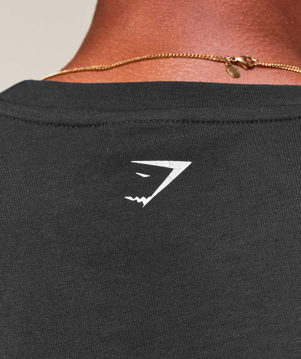 Worn Graphic T-Shirt - Black