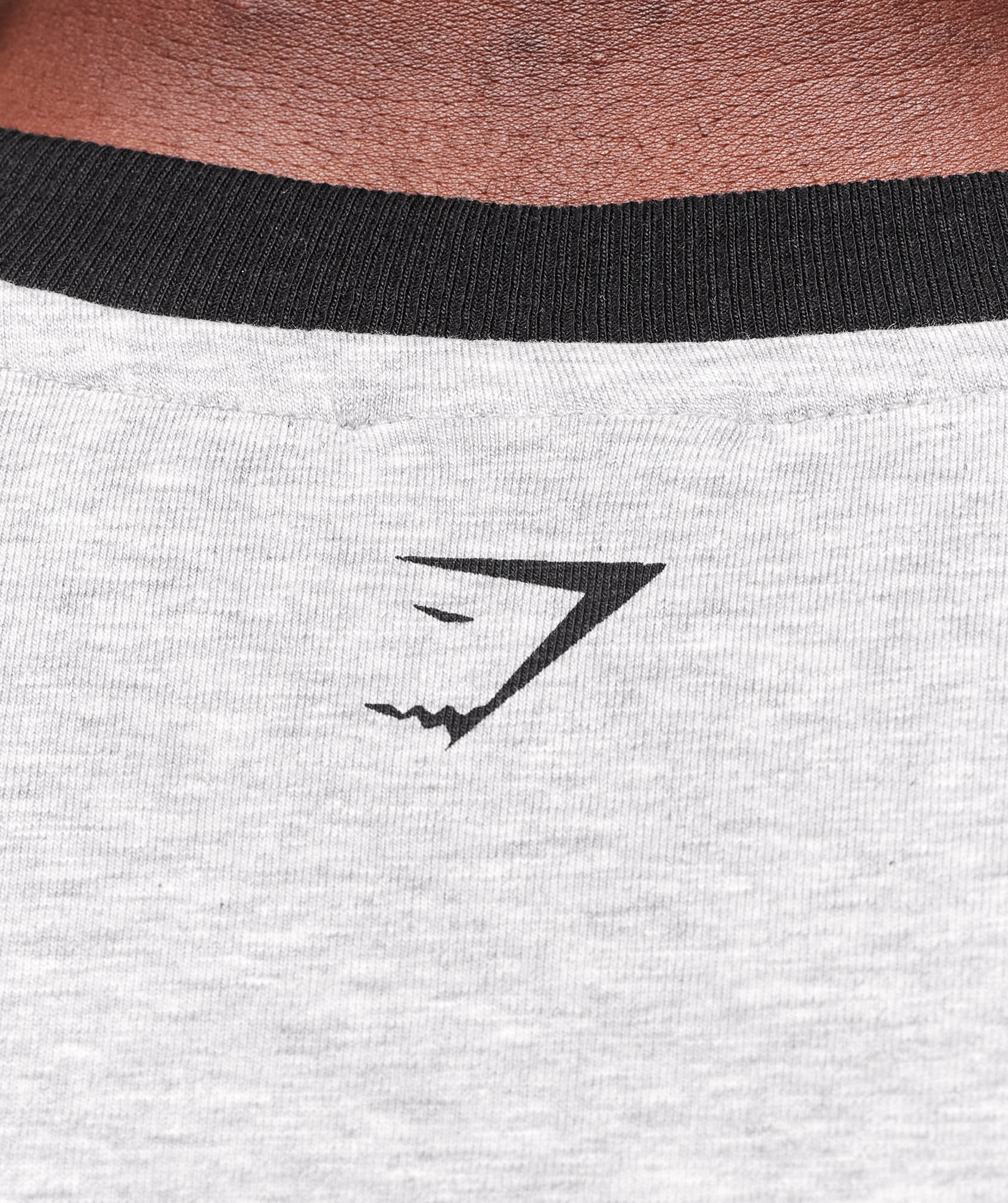XXL Strength Dept Ringer T-Shirt - Light Grey Core Marl