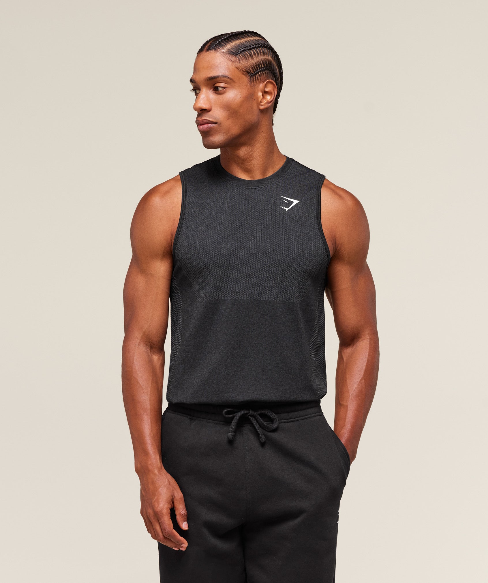 Vital Tank - Black/Silhouette Grey