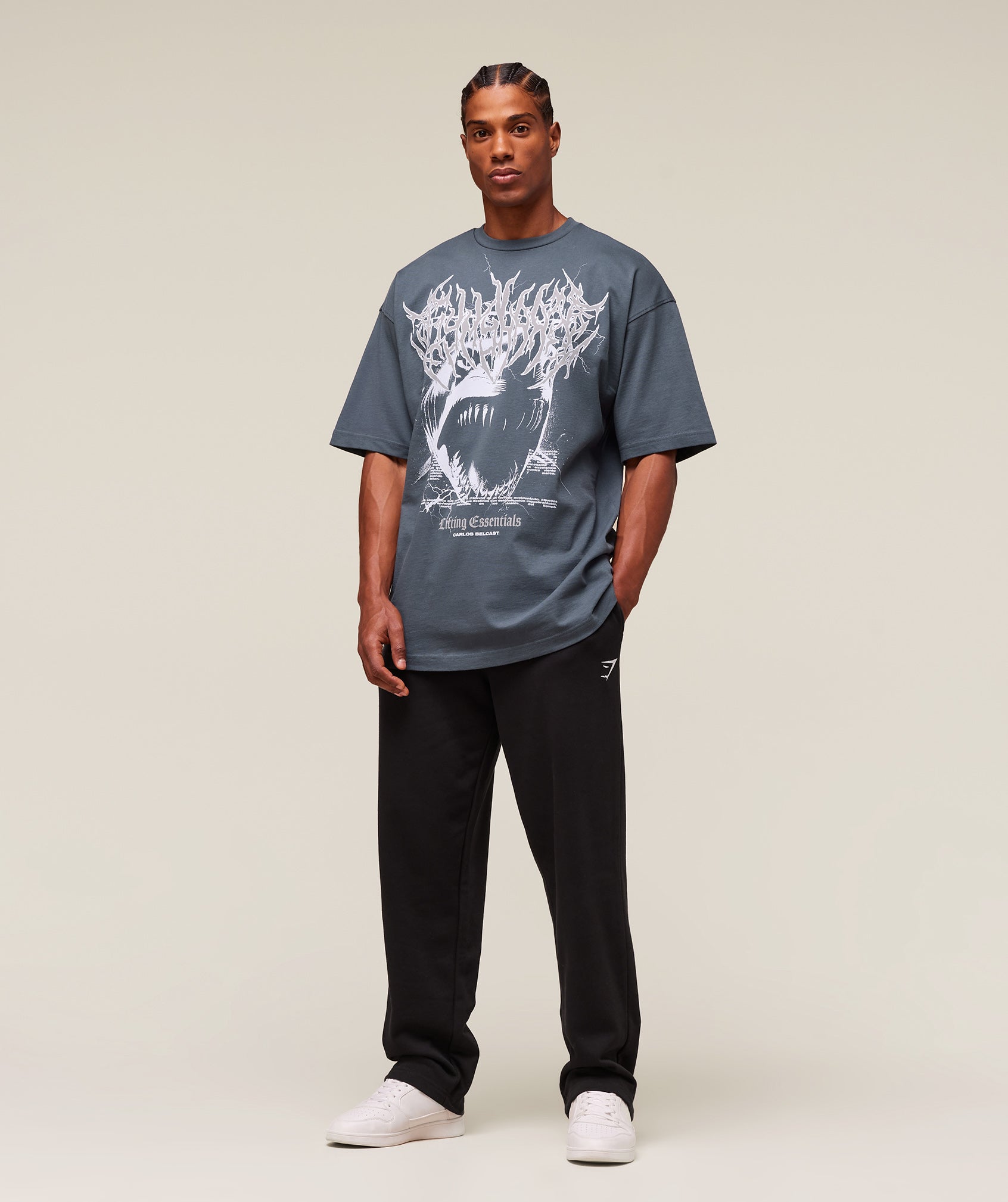 Carlos Belcast x Rest Day Essential T-Shirt - Titanium Blue