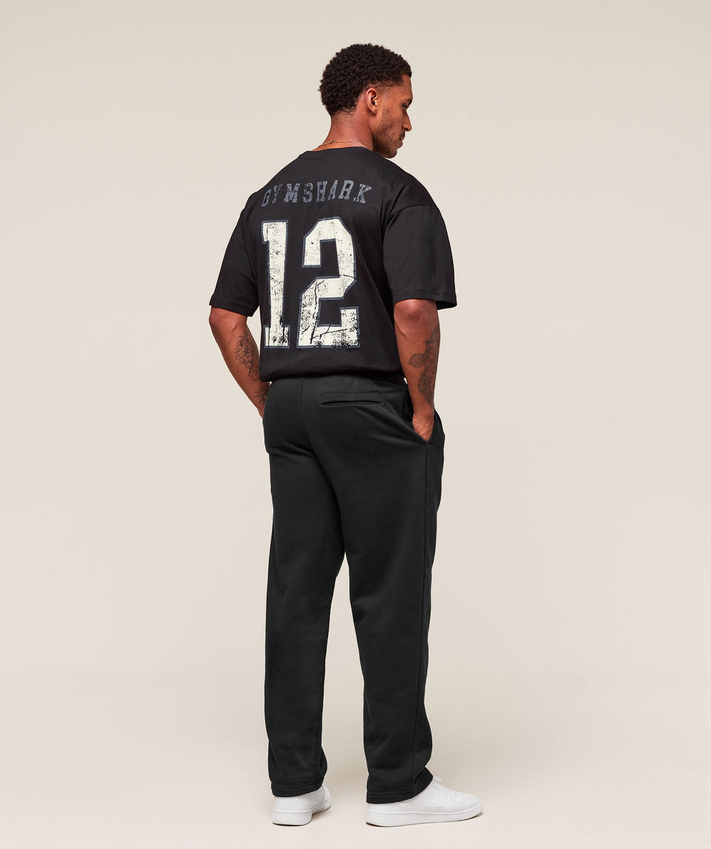 Collegiate Graphic T-shirt - Black