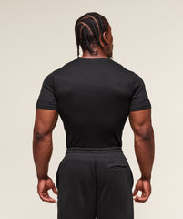 Legacy Ribbed T-Shirt - Black
