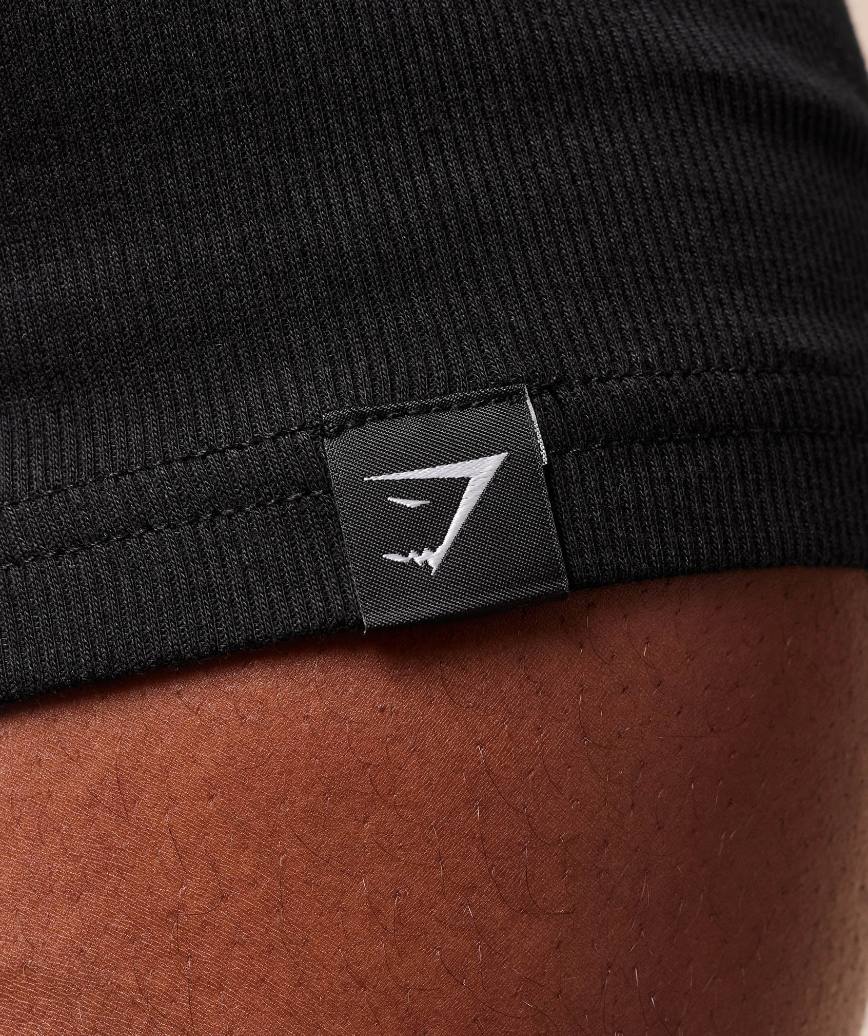Legacy Ribbed T-Shirt - Black