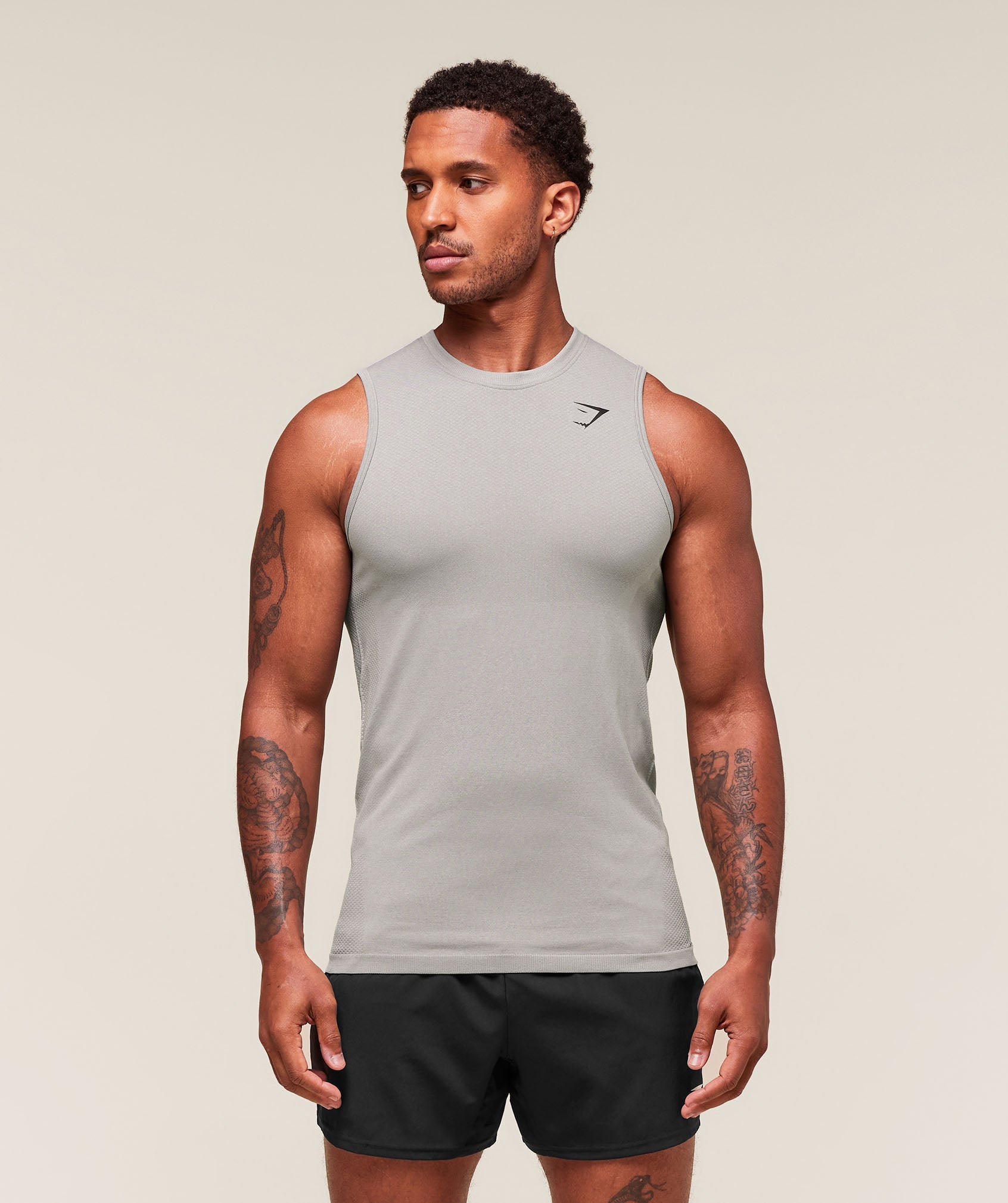 Vital Tank - Light Grey/Smokey Grey