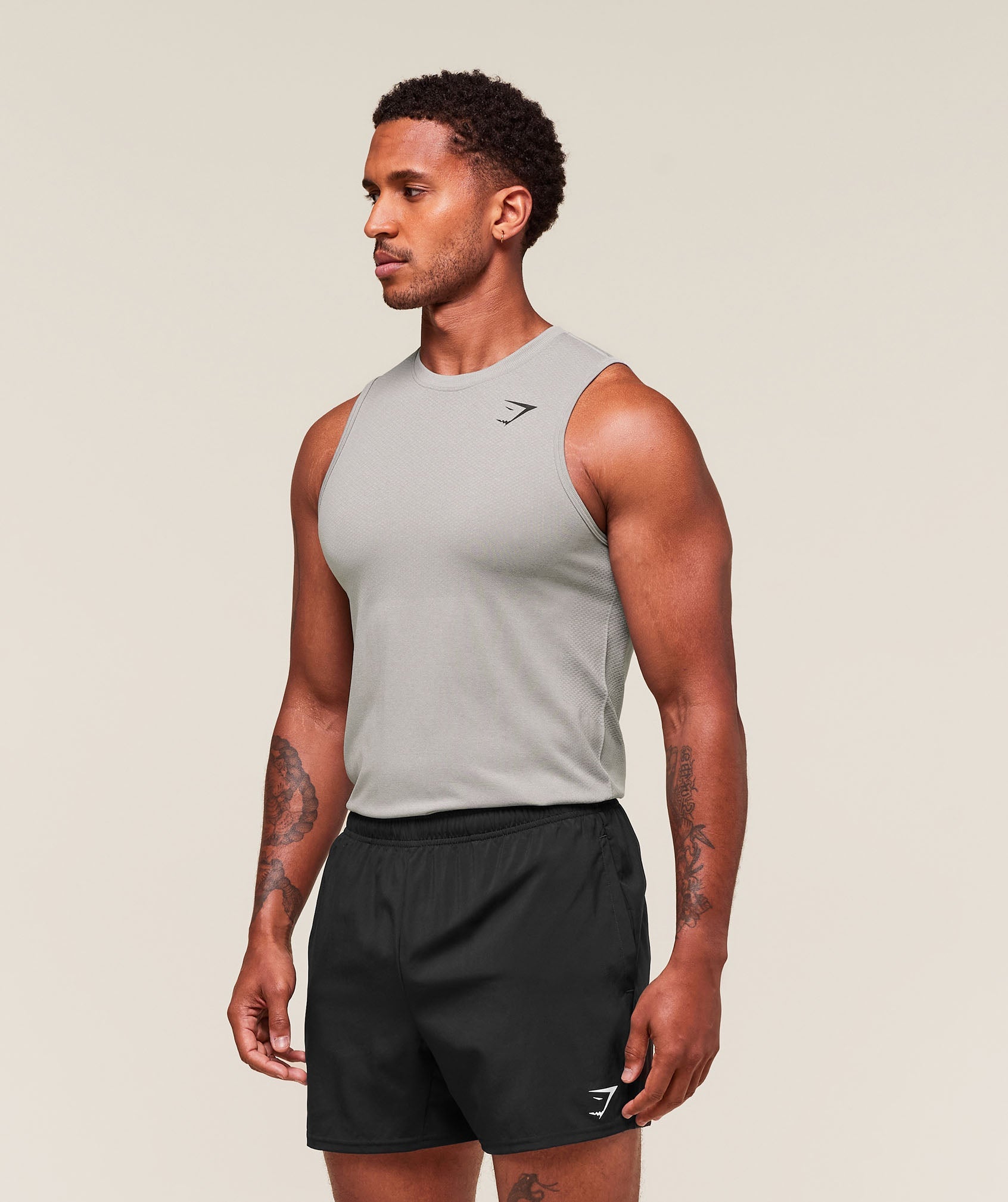 Vital Tank - Light Grey/Smokey Grey