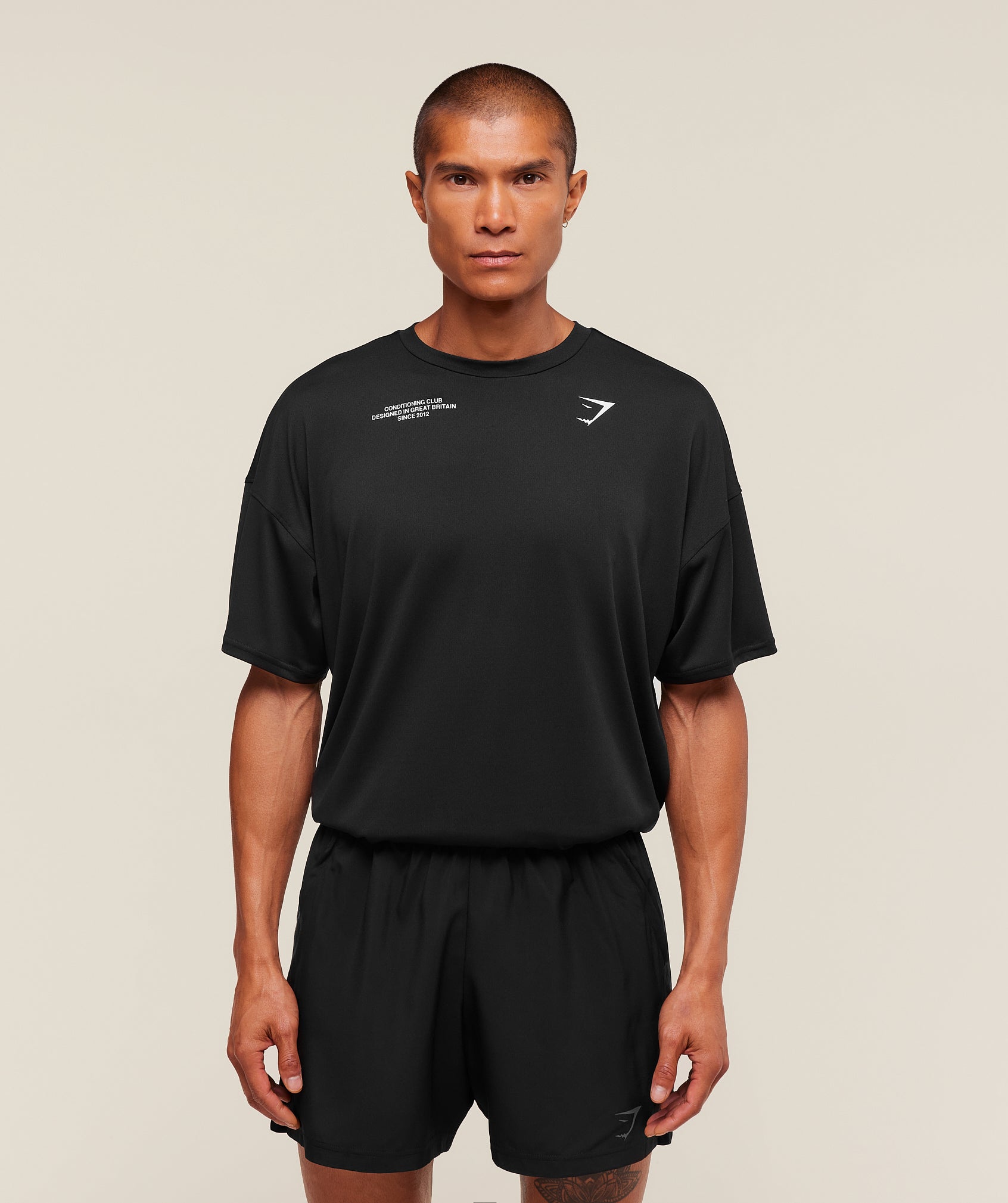 Conditioning Club Oversized T-Shirt - Black