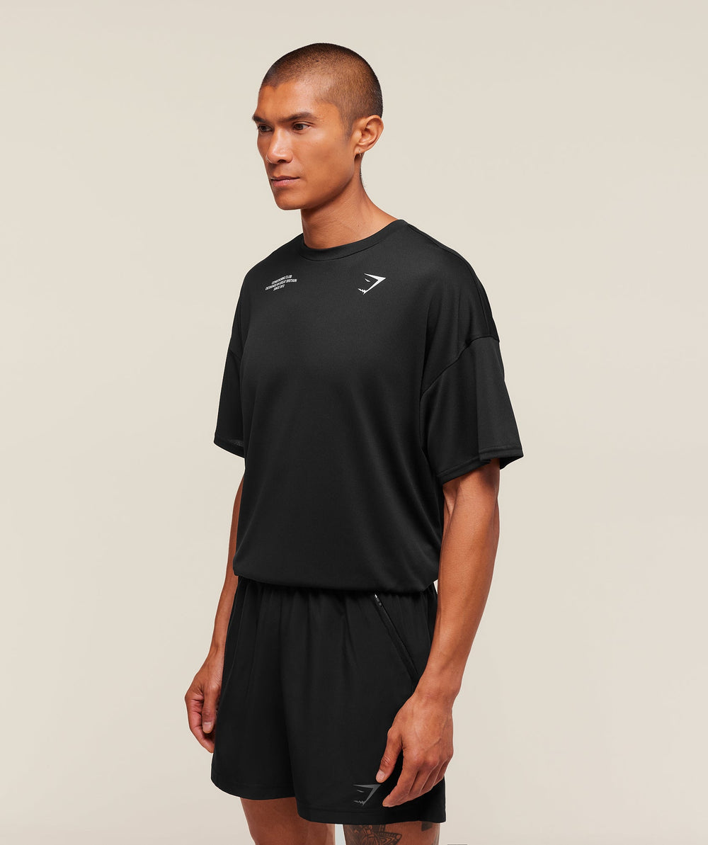 Conditioning Club Oversized T-Shirt - Black