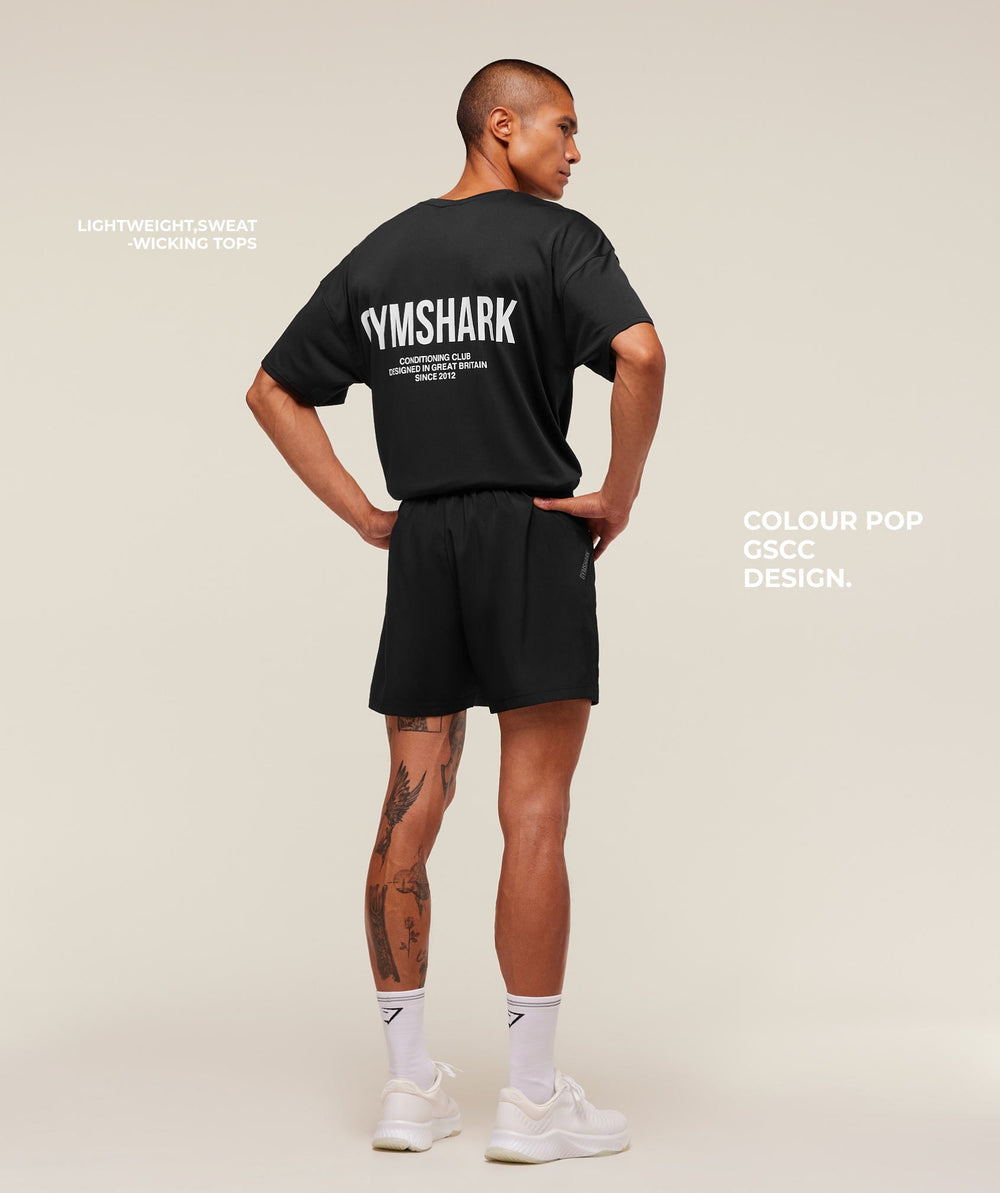 Conditioning Club Oversized T-Shirt - Black